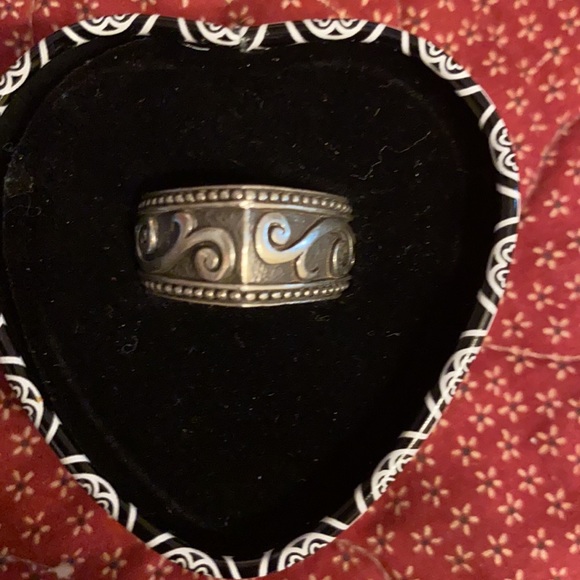 Brighton Jewelry - Brighton Silver-Tone Ring & Ring Tin